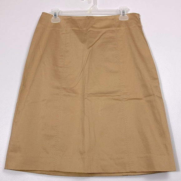 Gap Stretch Classic Tan Women's Skirt size 4 - Picture 3 of 7